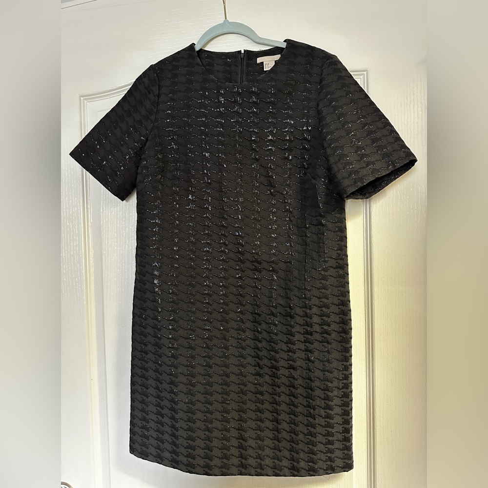 Black houndstooth dress M